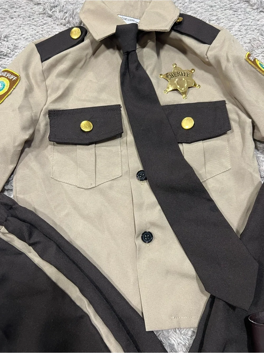 Halloween Costumes Boys Sheriff Costume Size Small 6YRS Complete 5-Piece Uniform